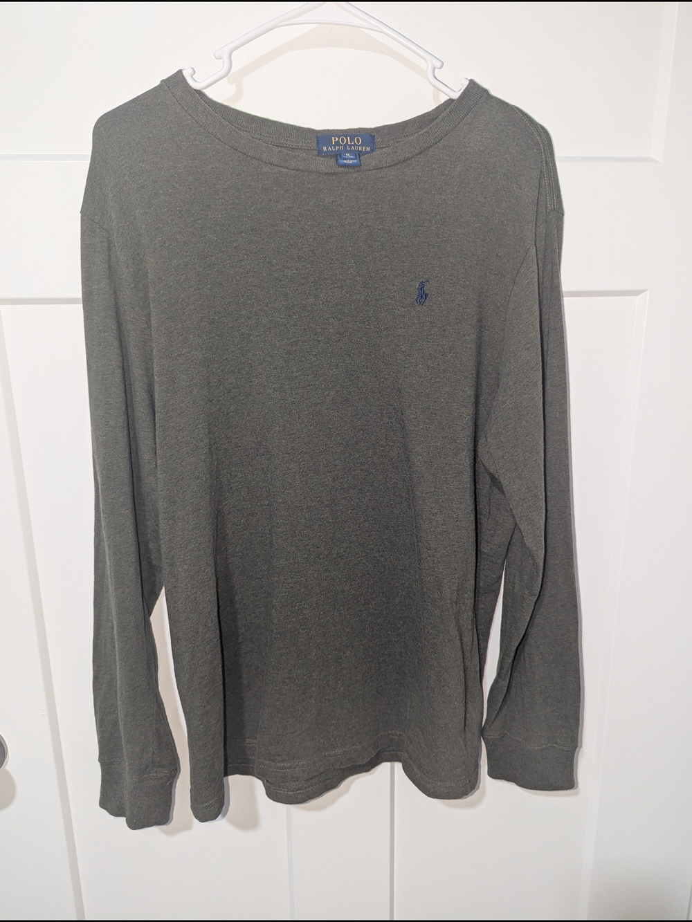 Polo by Ralph Lauren Olive Long-Sleeve Tee with Navy Pony